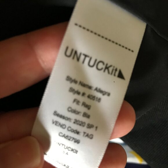 UNTUCKit For Her Sz 4 Allegra Blazer Notch Collar Single Hook Closure - Picture 8 of 10